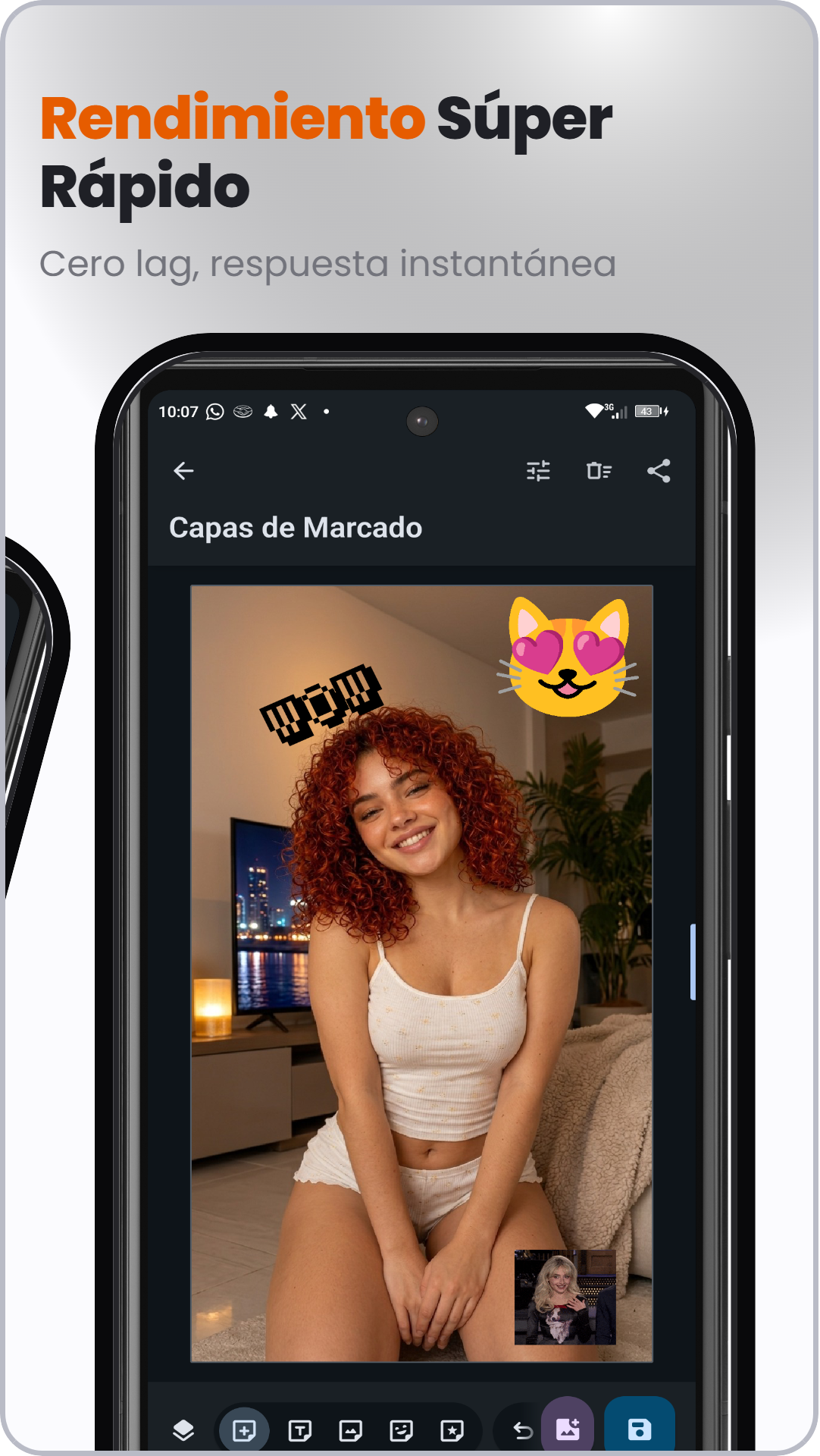 Captura de CanvasLab AI: Editor de Fotos