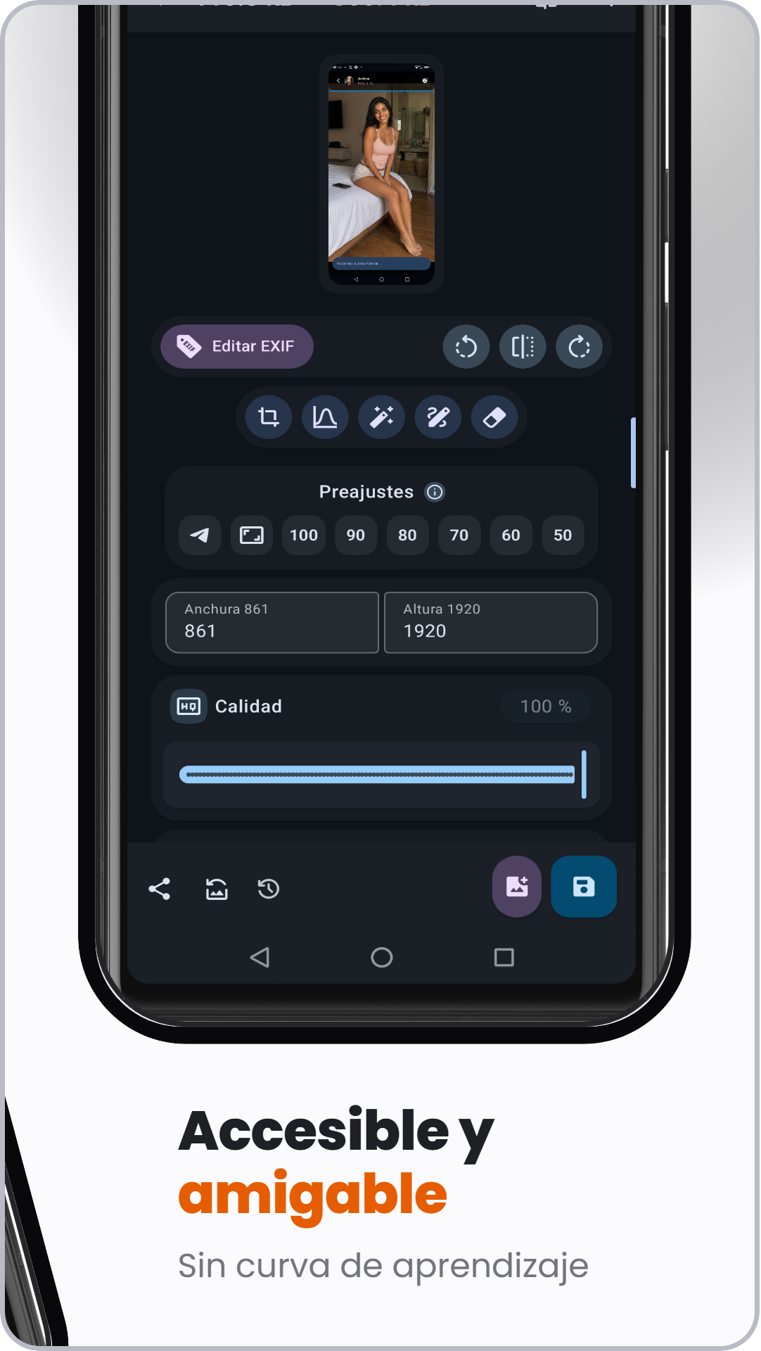 Captura de CanvasLab AI: Editor de Fotos